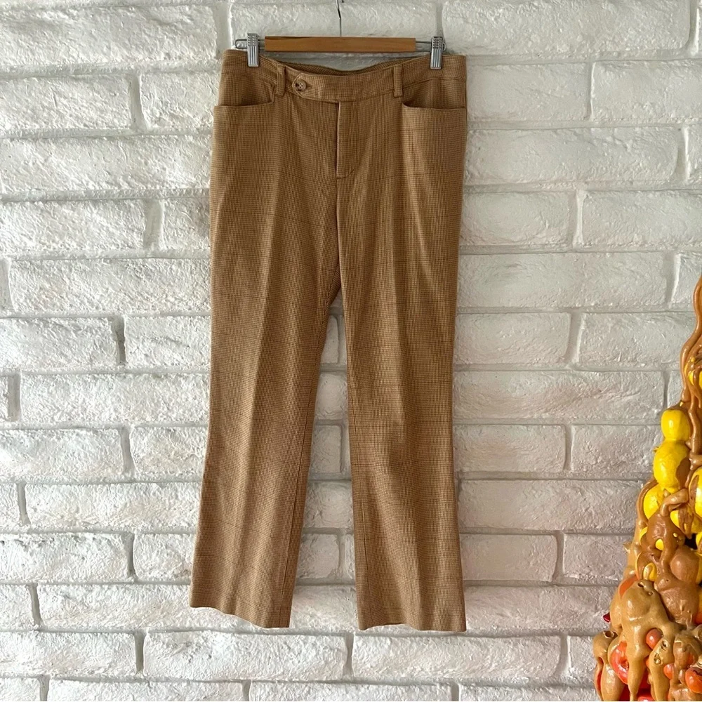 Lauren Ralph Lauren Tweed Cotton Pants Petite Size 8 - Picture 9 of 9